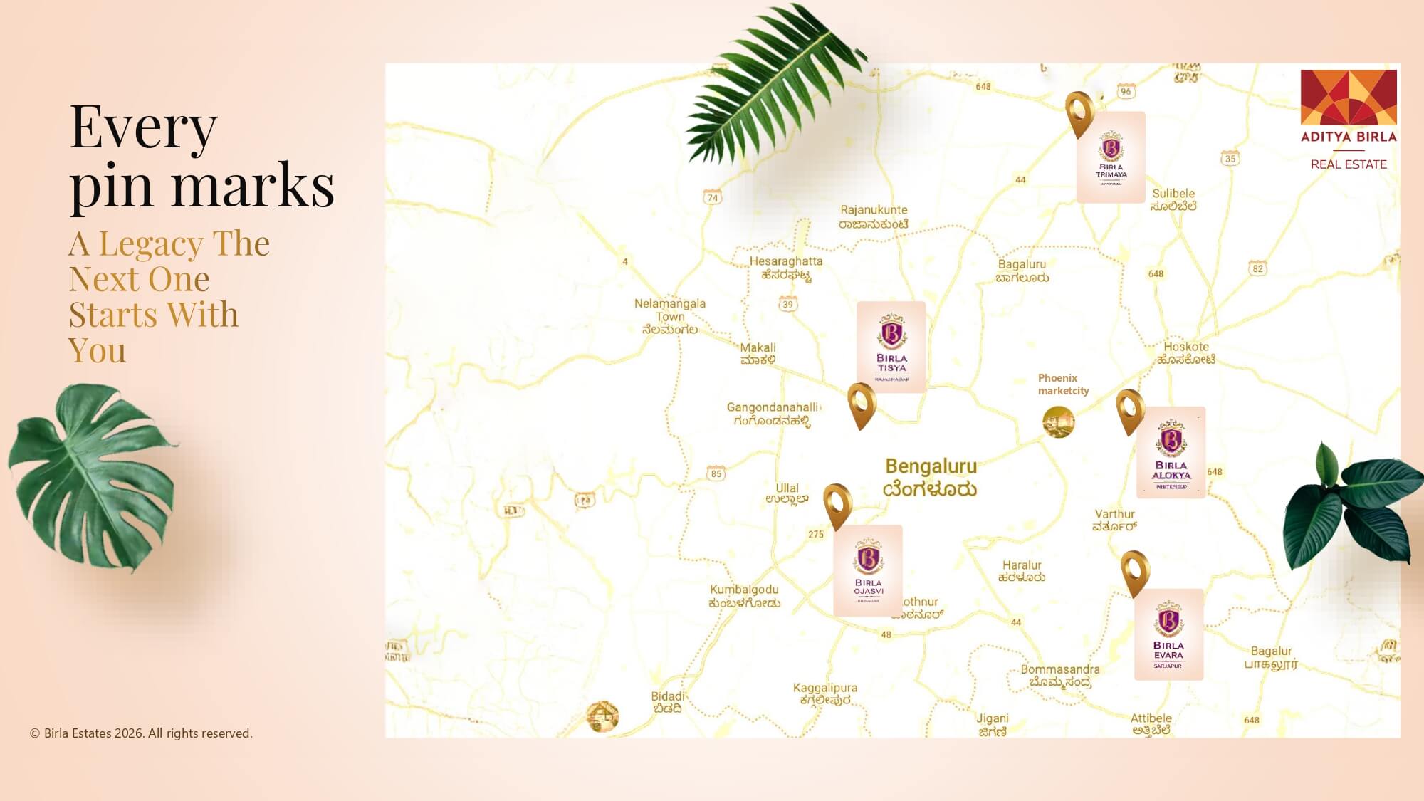 Birla Trimaya Devanahalli Location Map